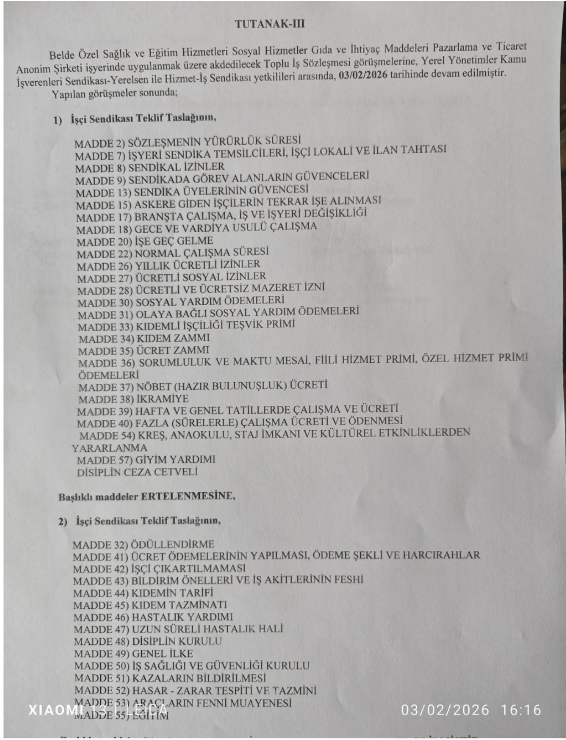 Toplantı bitti. Kocaeli Büyükşehir’de 8 bin 500 işçinin zammı bugün görüşüldü mü?