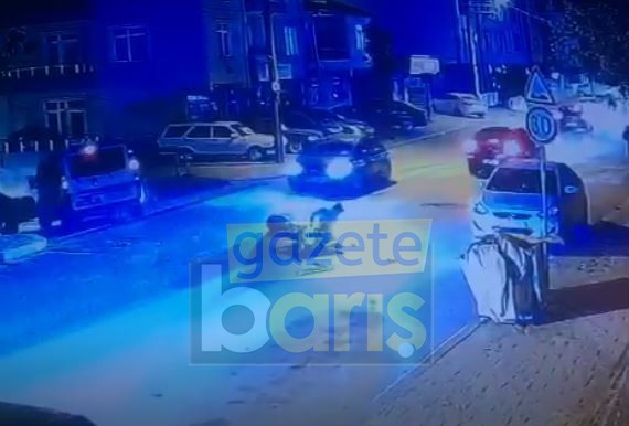 İzmit’te korkunç motosiklet kazası: 1 ölü, 1 ağır yaralı. Kaza anı kamerada