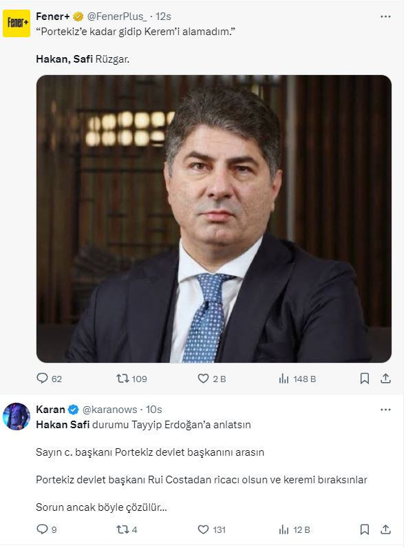 Safiport’un patronu taraftarın diline düştü “Safi rüzgar”