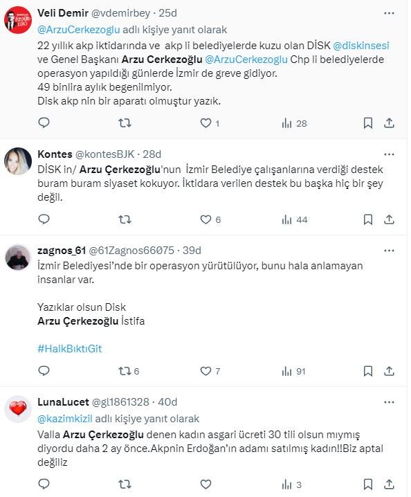 DİSK Genel Başkanı Arzu Çerkezoğlu’na tepkiler büyüyor!