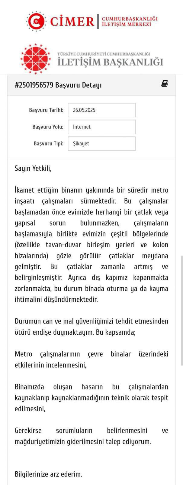 "CİMER'e şikayet etmiştim" 4 ay sonra Gebze'de facia yaşandı