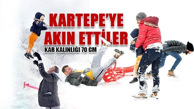 Kartepe'ye akın ettiler, muhteşem kareler... - Resim: 1