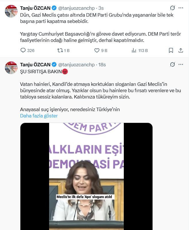 CHP’li belediye başkanından “DEM Parti kapatılsın” çağrısı! “Kalıbınıza tüküreyim sizin”