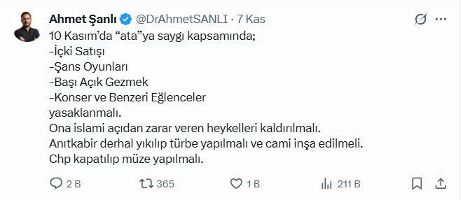 Atatürk düşmanından Devlet’in Valisi’ne “Senden adam olmaz”, Müftüye “Cübbeli kafir”