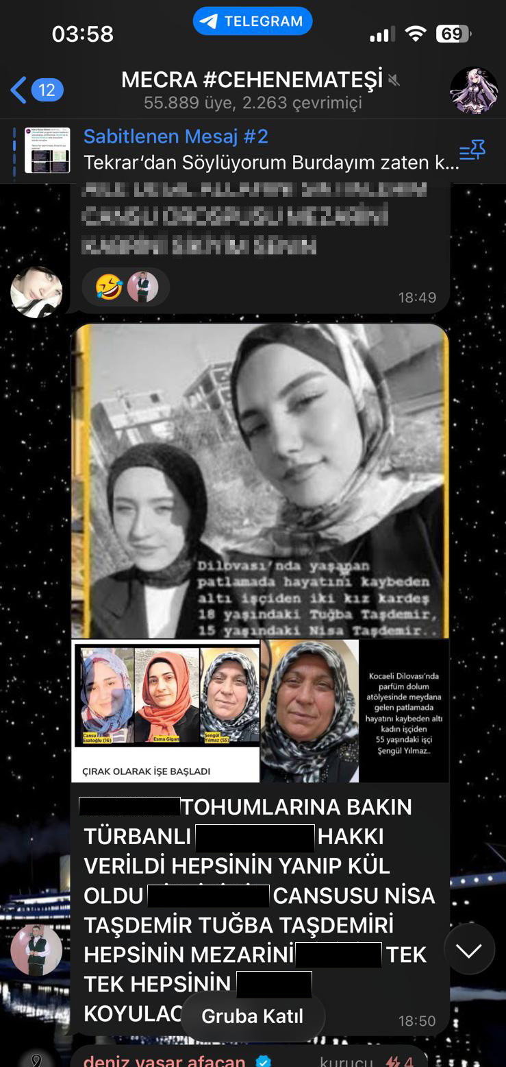 Dilovası'nda skandal mesajlar bitmiyor! “Çıkardığımız yangında büyük leşler elde ettik”