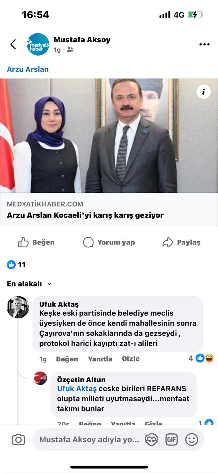 Anahtar Partili başkandan yorum tepkisi! AKP’li isme mesaj atıp engelledi