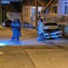 Kurşun yağmuruna tutulan otomobil kaza yaptı