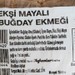 Marketten aldığı ekmek isyan ettirdi