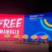 Portekiz'de 'Free İmamoğlu' pankartı