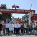 Kocaeli’deki DYO Boya grevine genel başkanlı destek