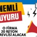 O firma 20 reyon görevlisi alacak