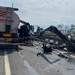 Kocaeli’de korkutan kaza, Tanker bariyerlere girip makasladı