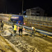 Eskihisar Feribot Yolu Alt Geçidi’nde gece mesaisi