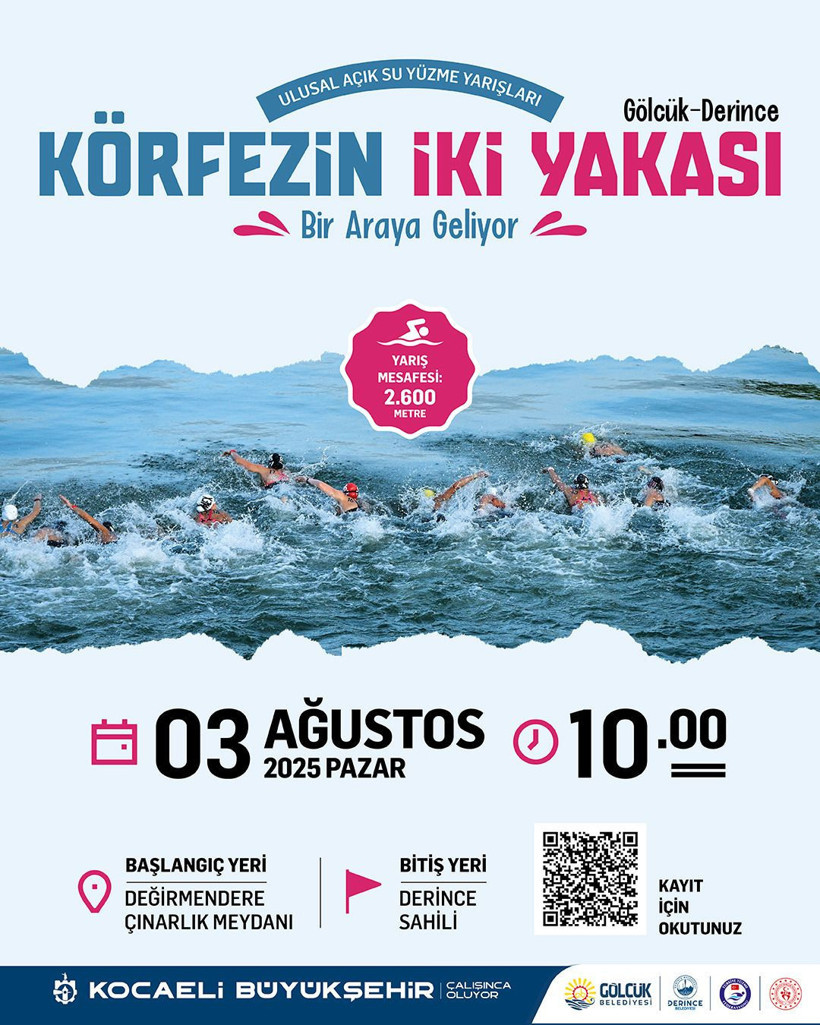 Kocaeli’nin eşşiz manzarasında 3. kez kulaç atacaklar