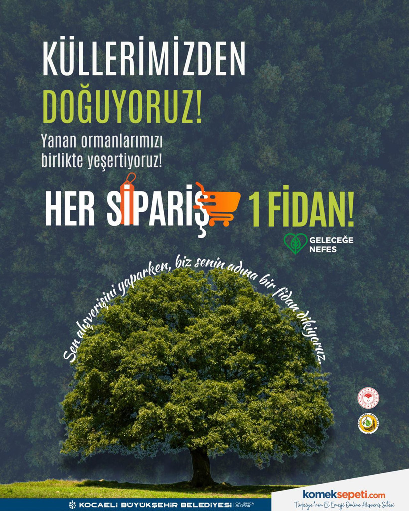 Komek Sepeti’nden Yeşil Vatan’a destek