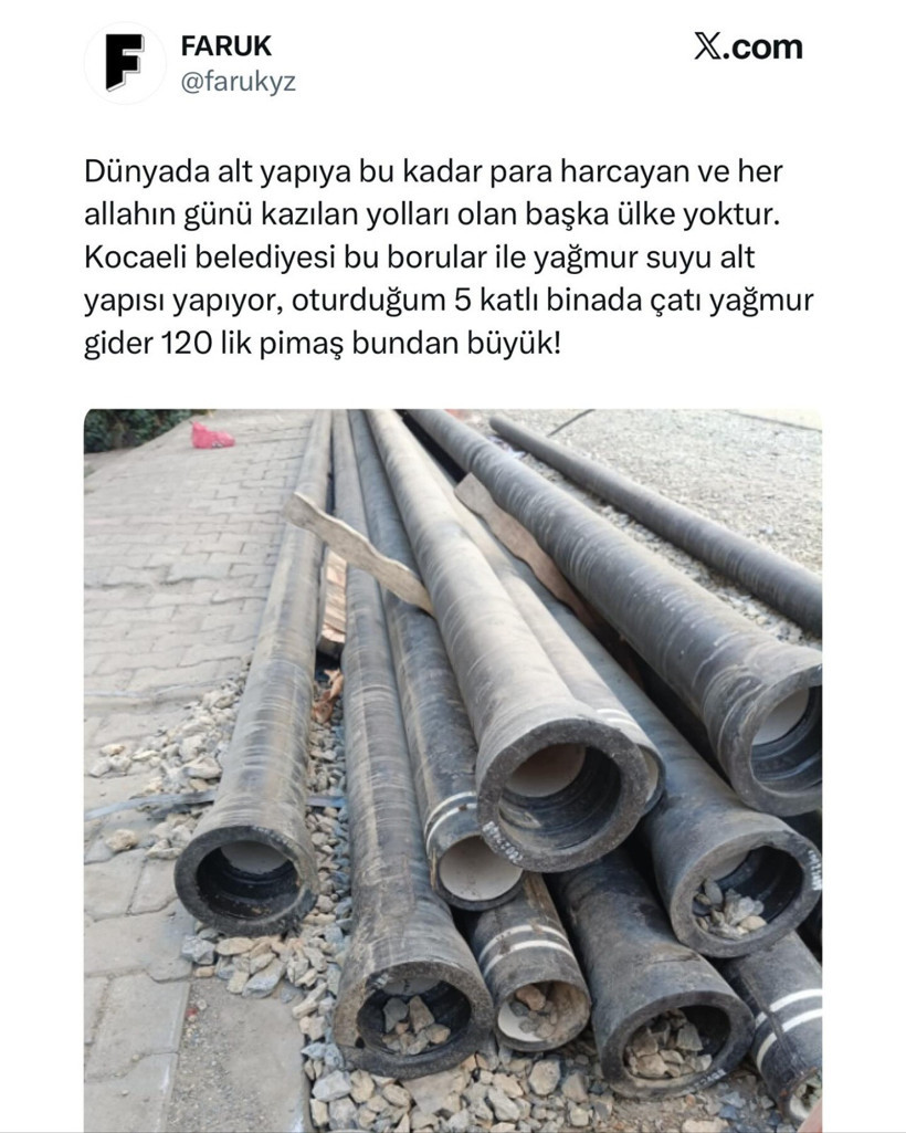 Büyükşehiri şikâyet ettiği paylaşıma Büyükakın cevap verince hesabını kapattı!