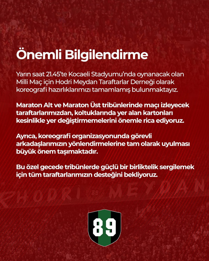 Hodri Meydan'dan koreografi açıklaması