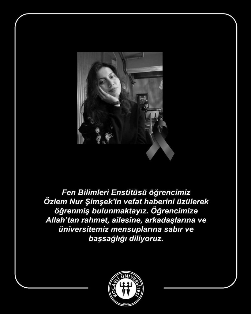 Kocaeli Üniversitesi öğrencisinin kahreden ölümü!