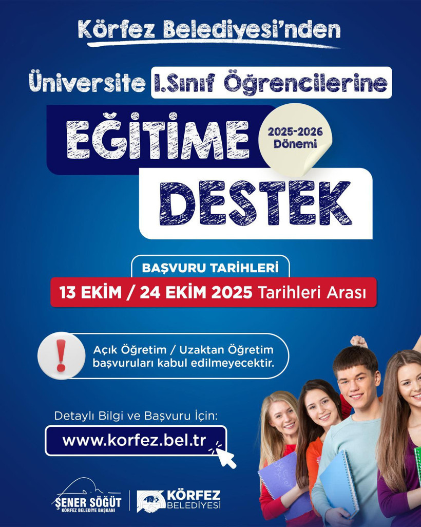 Kocaeli’deki o belediyeden öğrencilere 10 bin TL destek