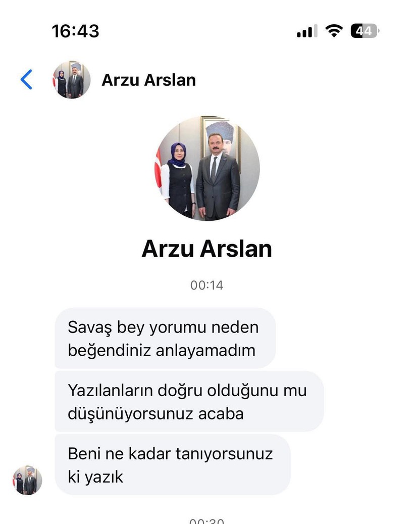 Anahtar Partili başkandan yorum tepkisi! AKP’li isme mesaj atıp engelledi