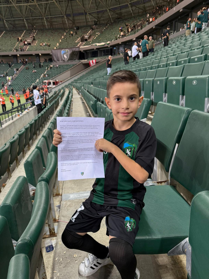 Kocaelispor’dan miniklere anlamlı mektup