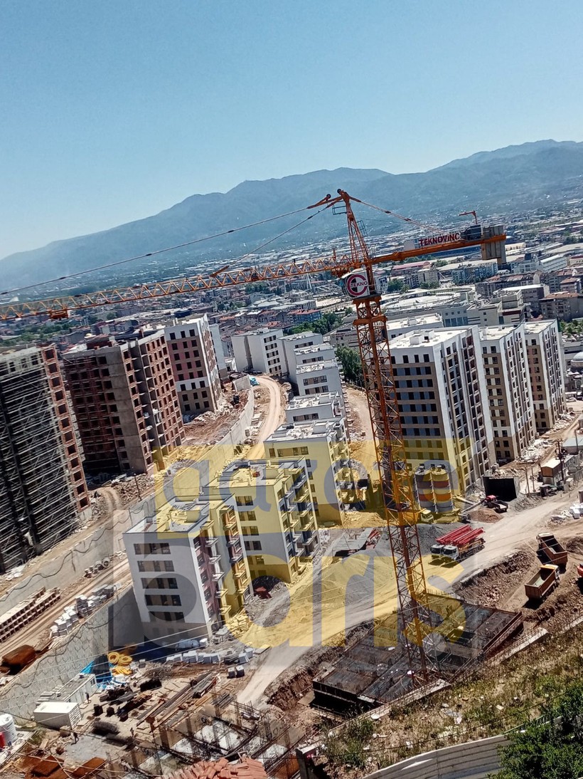 Cedit’teki kentsel dönüşüm, tepeden görüntülendi!