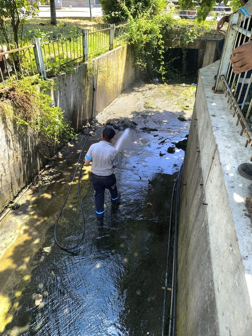 Haberimiz sonrası o dere, ekipler tarafından temizlendi