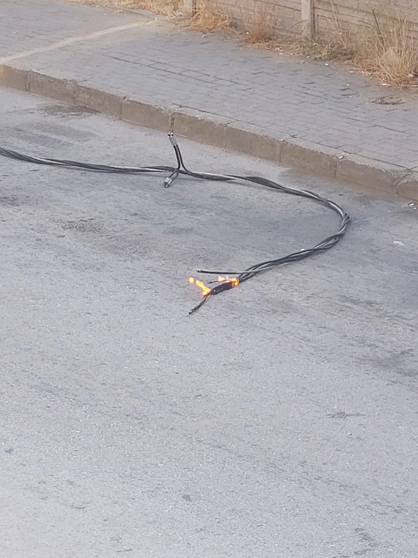 İzmit’te trafo alev aldı. İşte görüntüler