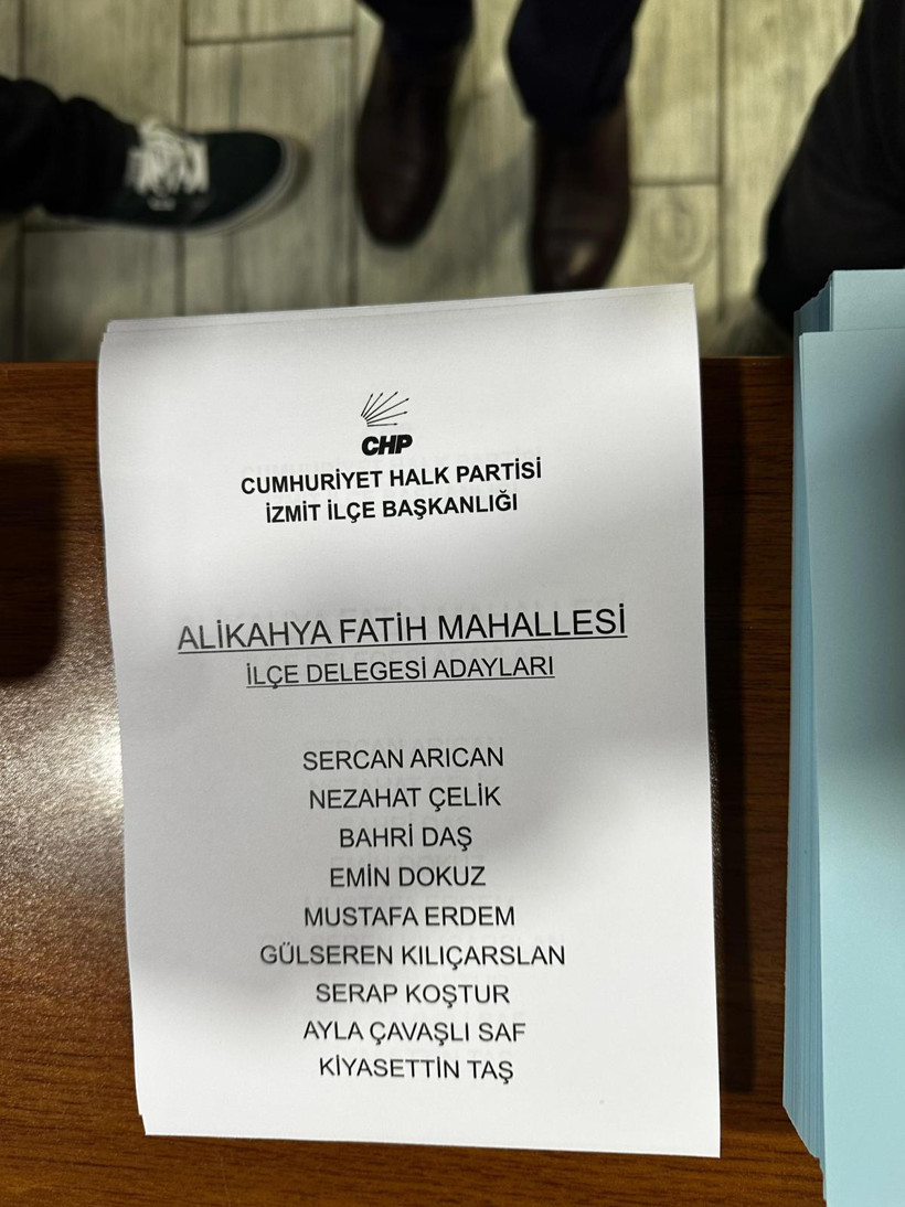 CHP Alikahya’da listeler belli oldu