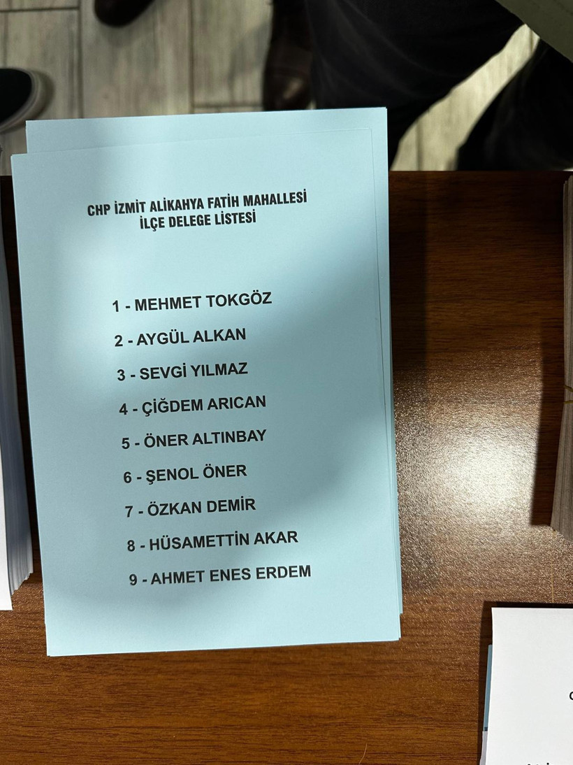CHP Alikahya’da listeler belli oldu
