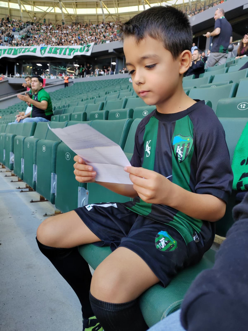 Kocaelispor’dan miniklere anlamlı mektup