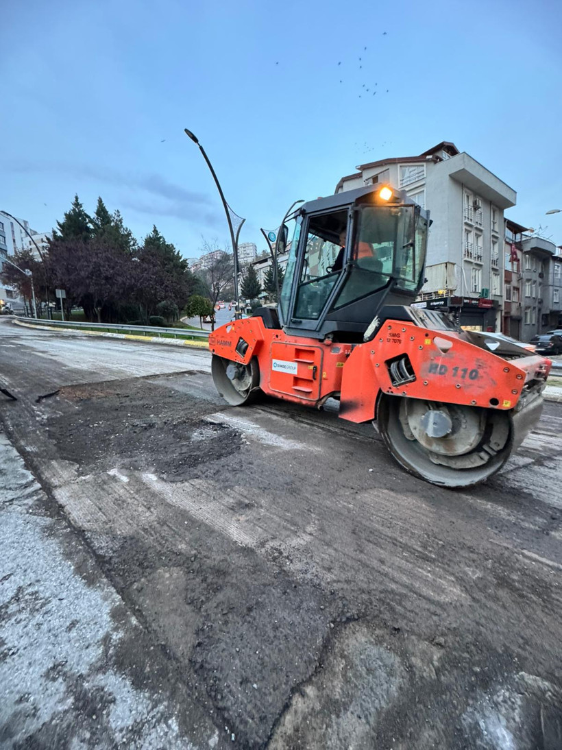 Büyükşehir’den Santral Yokuşu’na zorunlu müdahale