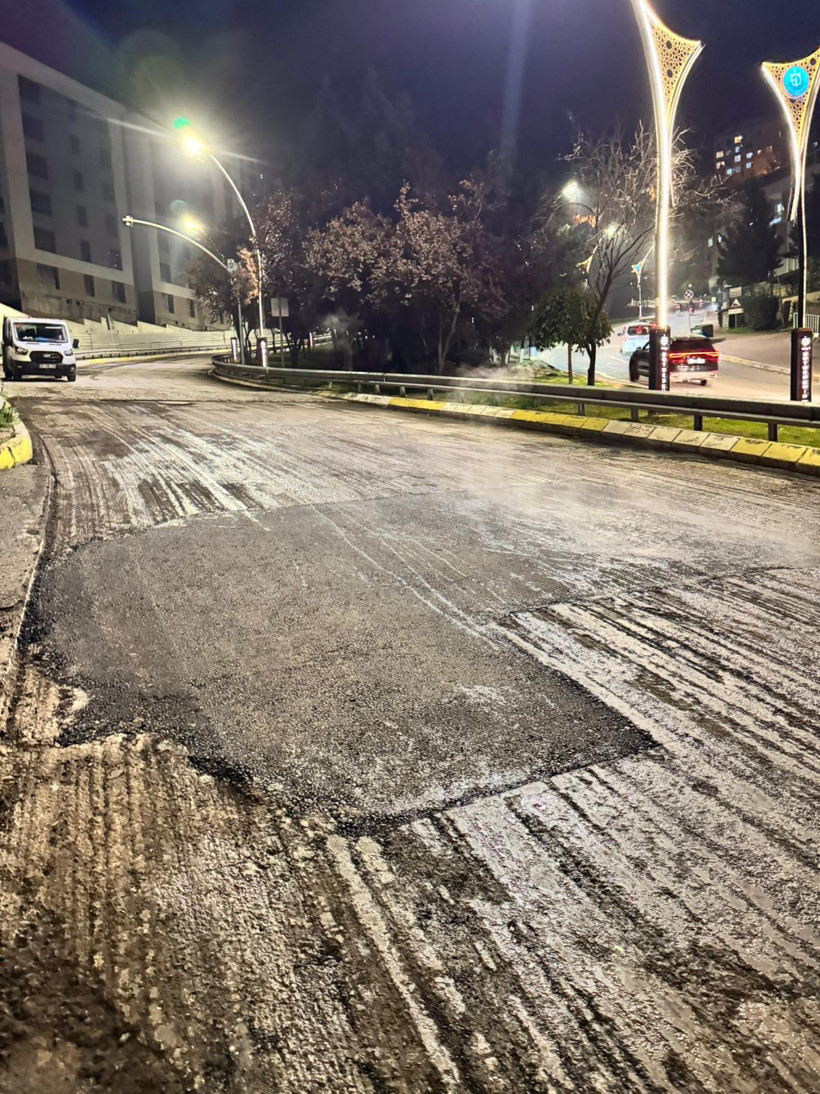 Büyükşehir’den Santral Yokuşu’na zorunlu müdahale