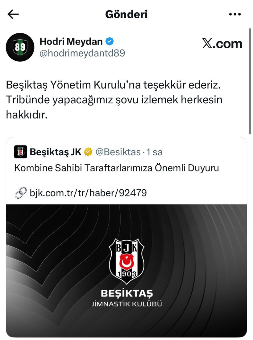 Hodri Meydan’dan dikkat çeken paylaşım: “Şovumuzu izlemek herkesin hakkı”