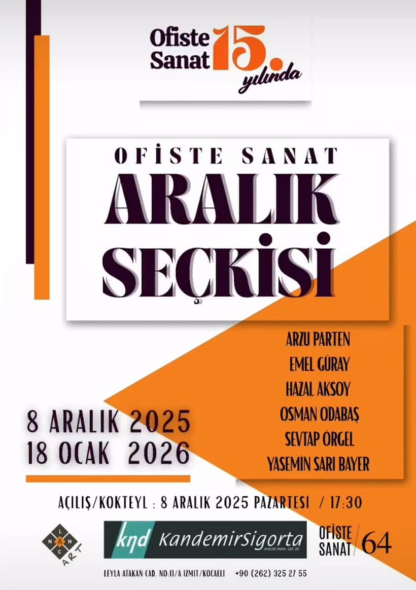 Ofiste Sanat Projesi 15. yılında “Aralık Seçkisi” sergisiyle sanatseverlerle buluştu