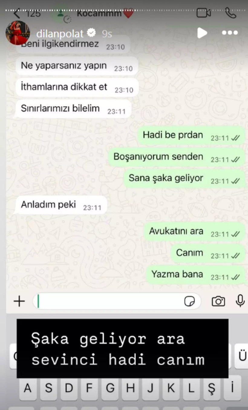 Mesajları ifşa etti: Evden kovulan Dilan Polat çileden çıktı!