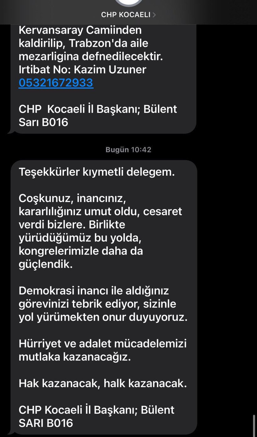 Bülent Sarı’dan delegelere mesaj var