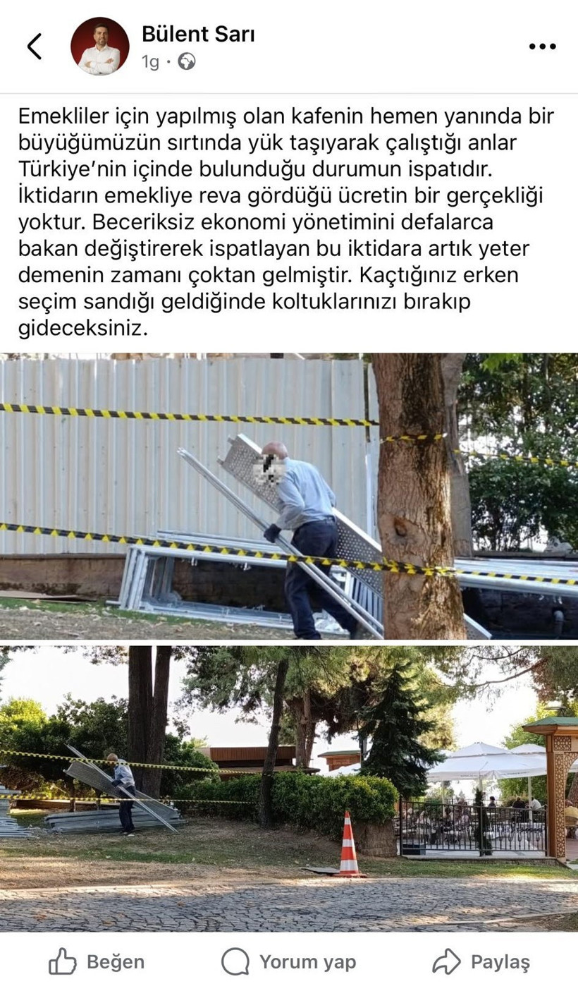 CHP’li Sarı’nın paylaştığı işçilerden cevap var
