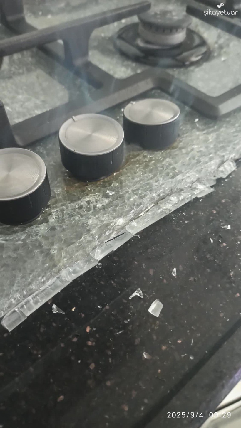 Kocaeli’de garantisi süren ocak bu hale geldi! Fark etmeseydi…