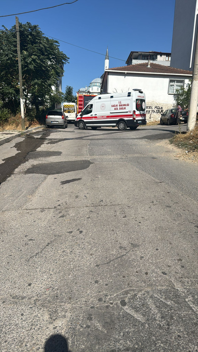 Gebze'de korkutan yangın