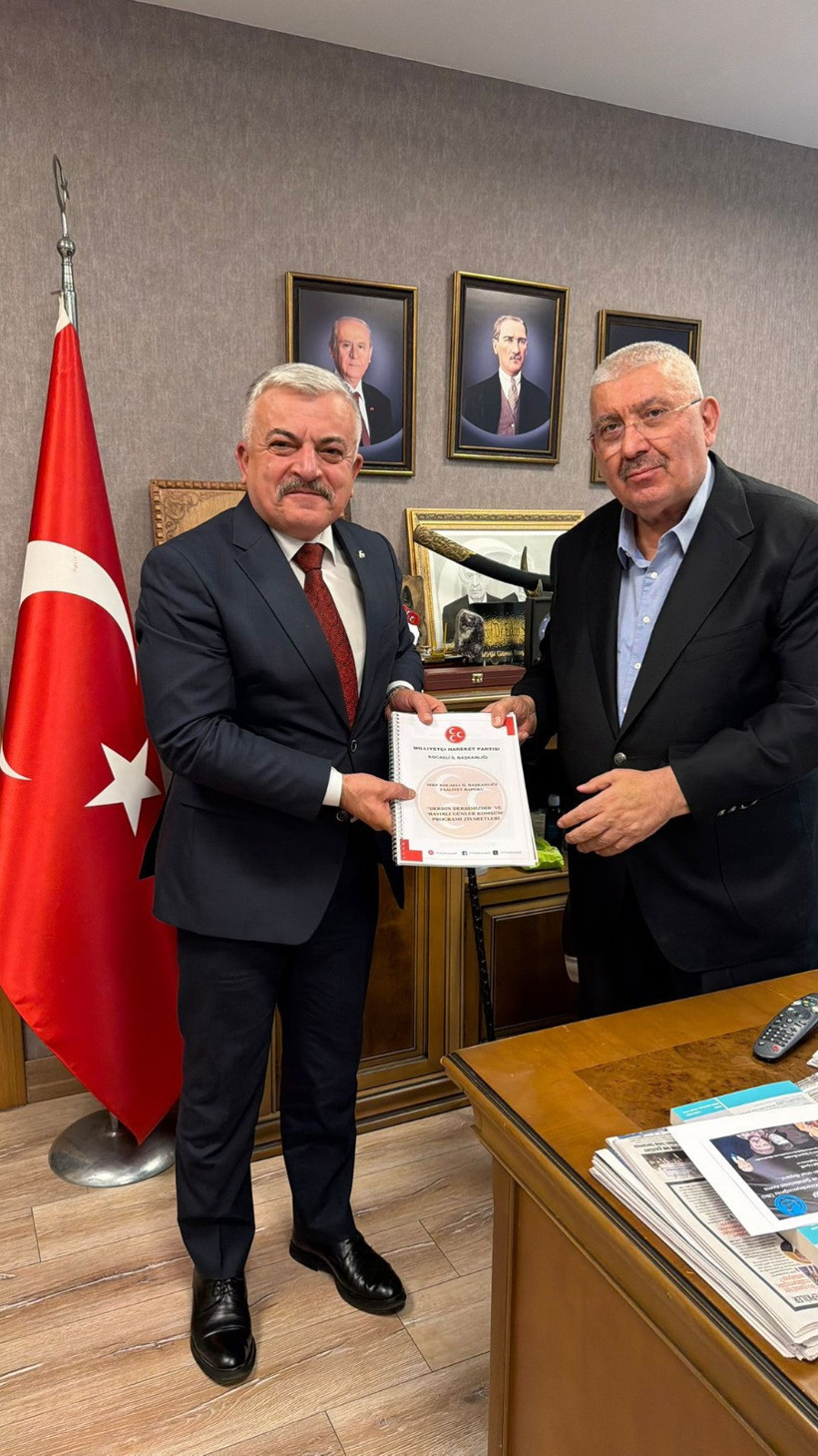 Kocaeli’den Devlet Bahçeli’ye hediyeyle gittiler