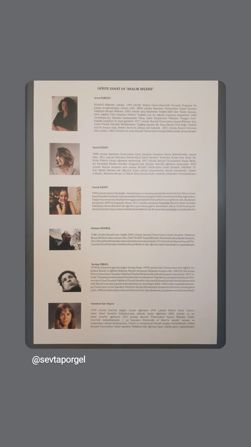 Ofiste Sanat Projesi 15. yılında “Aralık Seçkisi” sergisiyle sanatseverlerle buluştu