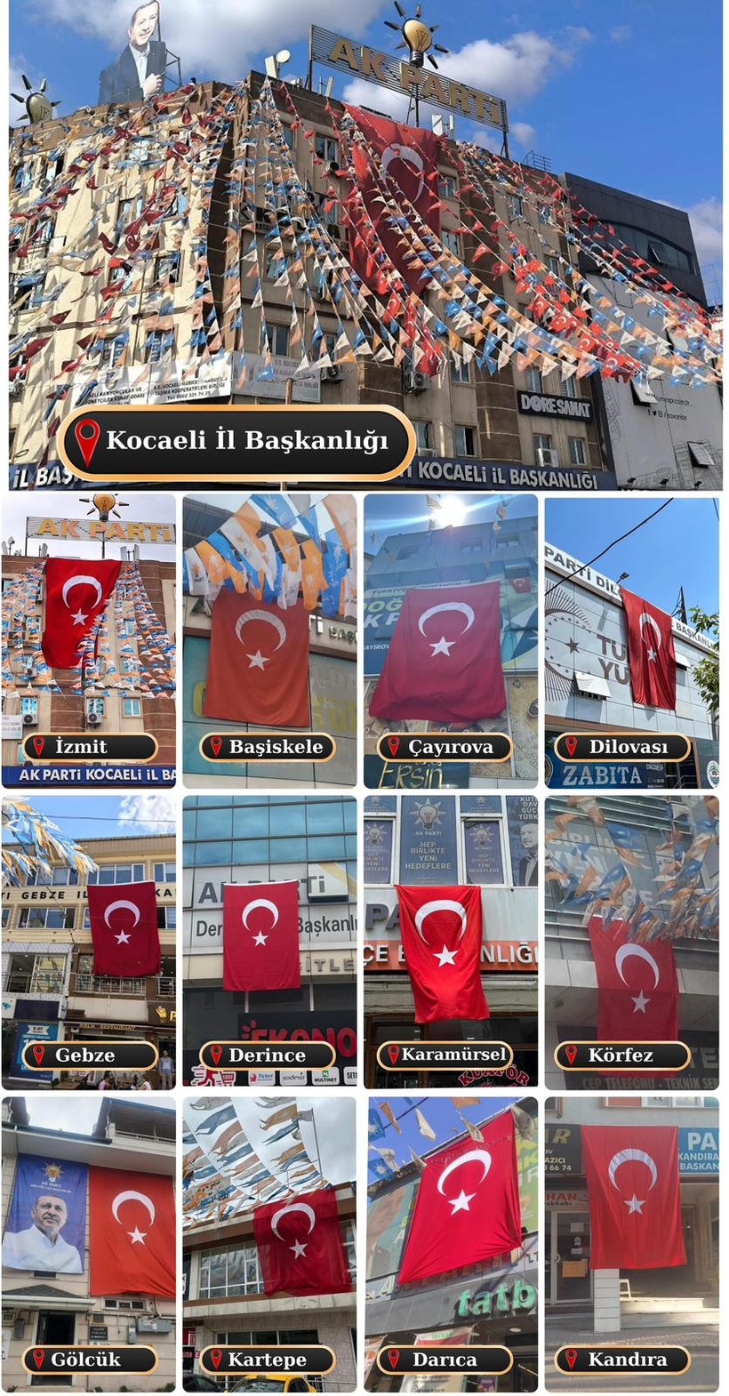 Erdoğan talimat verdi: Teşkilat binalarına Türk bayrağı...