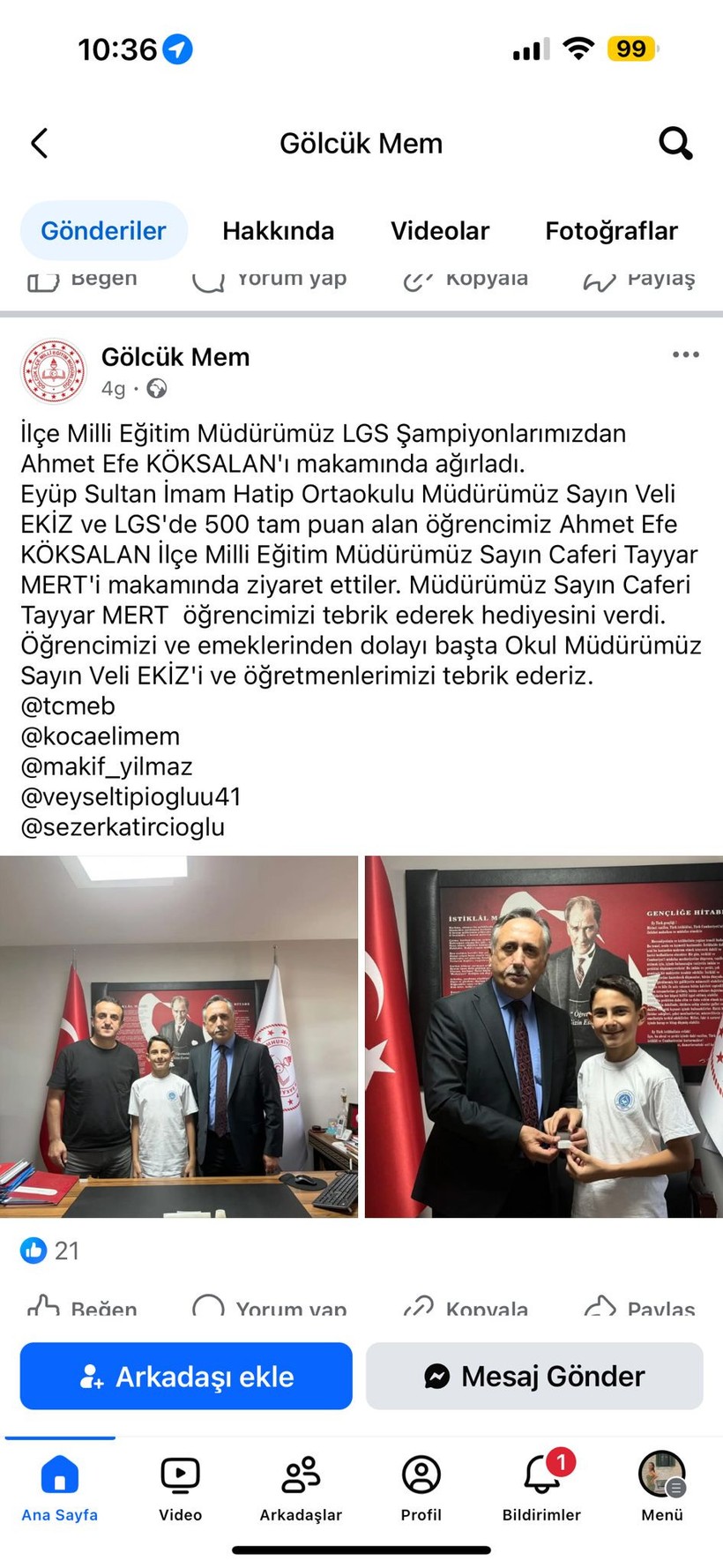 Bu müdürün AKP’li vekillerin gözüne girme çabası bitmedi!