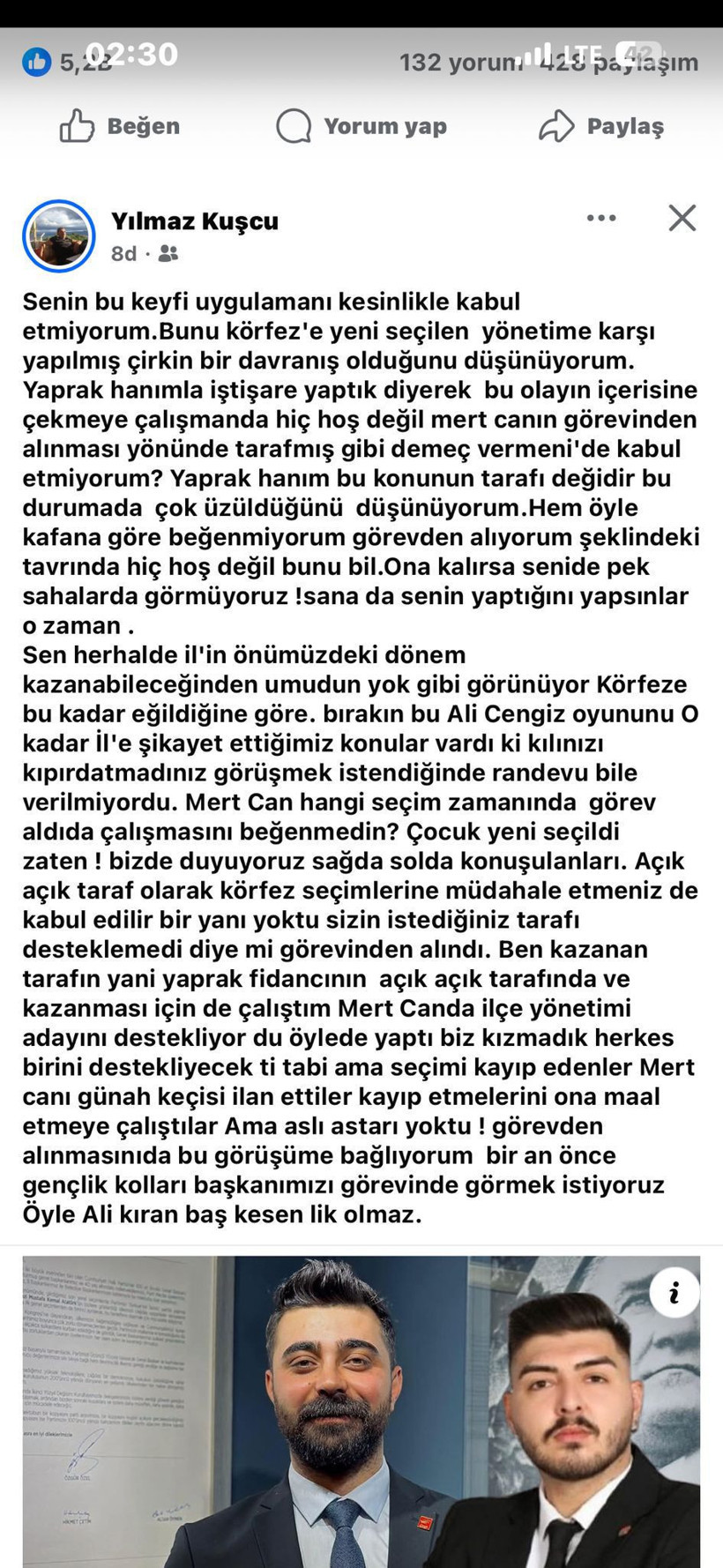 CHP’li başkanın görevden alınmasına tepkiler büyüyor!