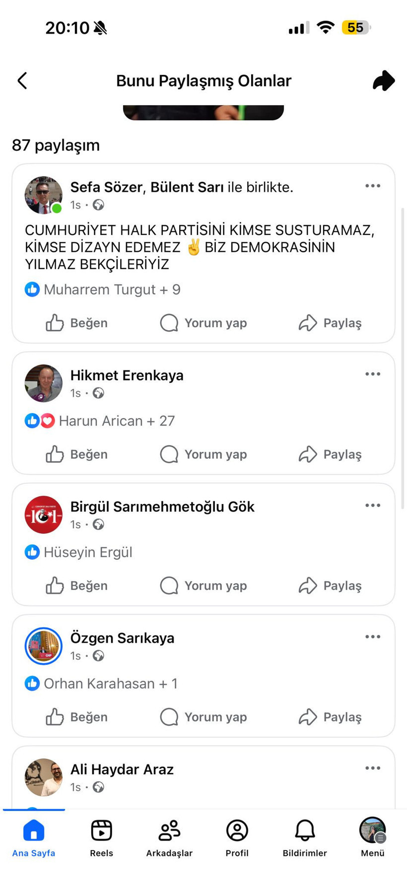 Erenkaya da paylaştı: Bülent Sarı’ya destek büyüyor