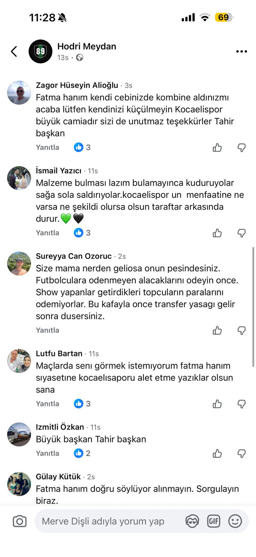 Kocaelisporlulardan Hürriyet’e tepki: Maçlara bile gelme!