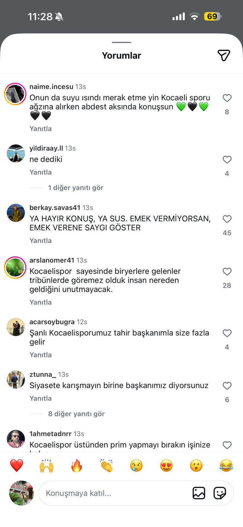 Kocaelisporlulardan Hürriyet’e tepki: Maçlara bile gelme!