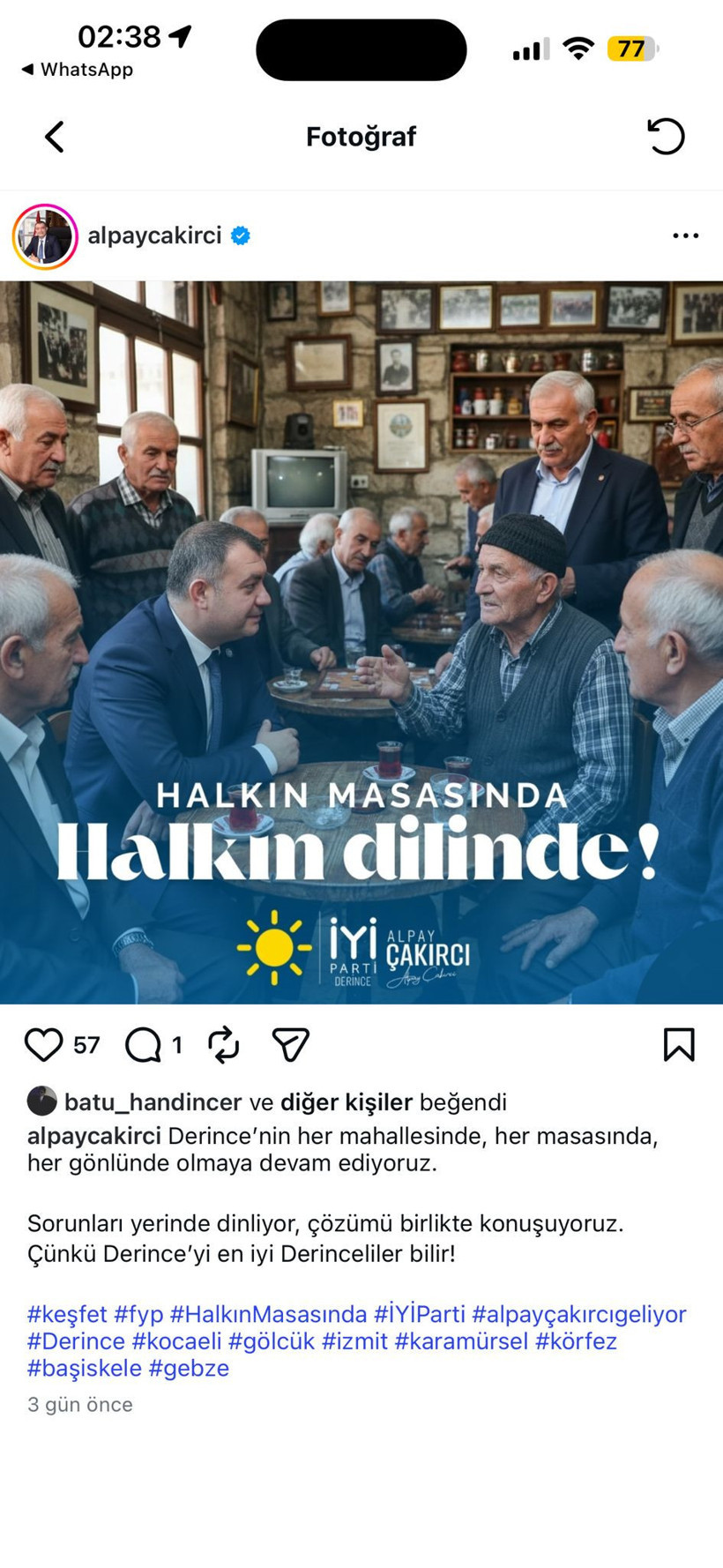 İYİ Partili isimden tartışma yaratan fotoğraflar