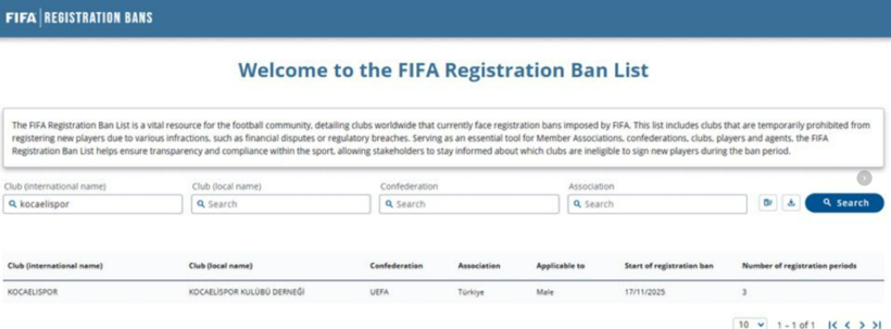 Kadir Genç açıkladı ama transfer yasağı resmileşti!